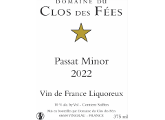 Passat Minor 2022 - Carton de 6 bouteilles de 0,375 CL