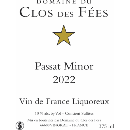 Passat Minor 2022 - Carton de 6 bouteilles de 0,375 CL